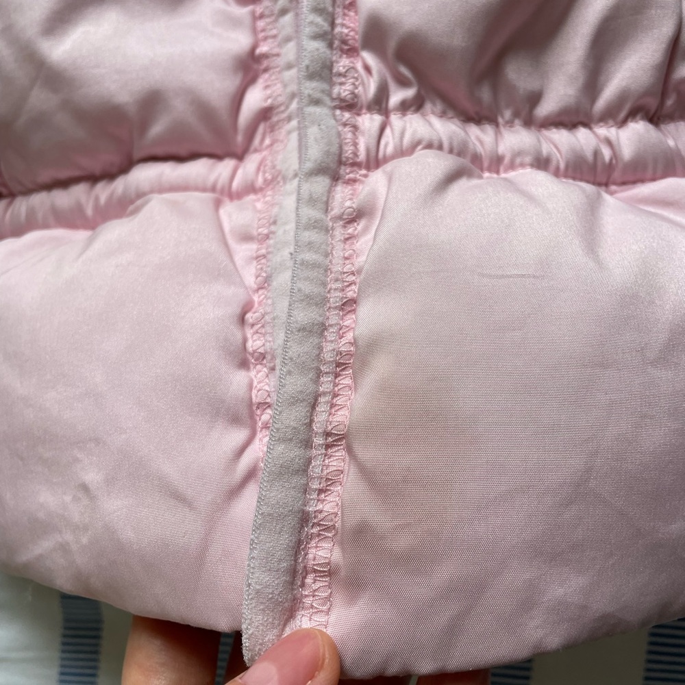 RALPH LAUREN pink baby puffer + hat soft - Picture 8 of 8